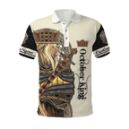 Custom Name October King 3D All Over Printed Unisex Shirts
