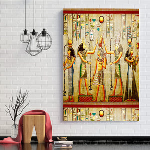 Ancient Egypt Poster Vertical 3D Printed