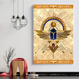 Ancient Egypt Poster Vertical 3D Printed