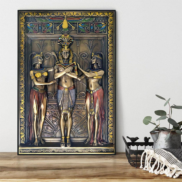 Ancient Egypt Poster Vertical 3D Printed