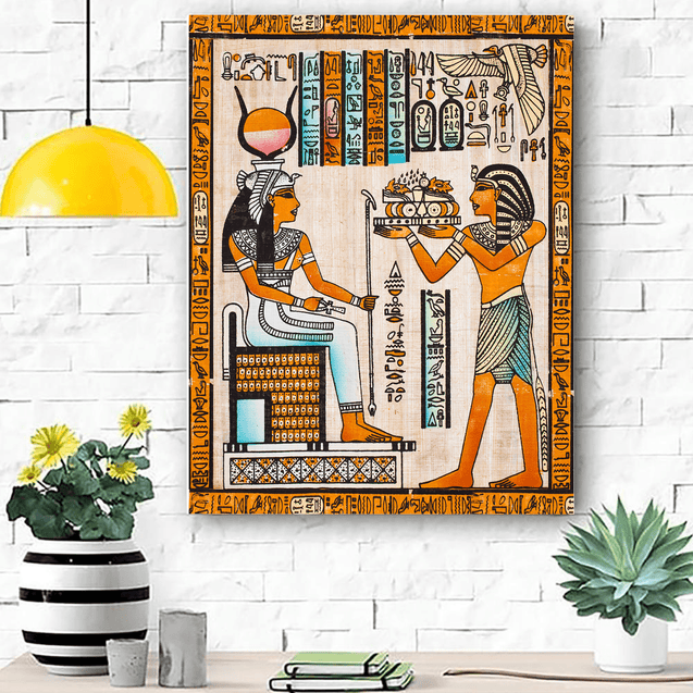 Ancient Egypt Poster Vertical 3D Printed