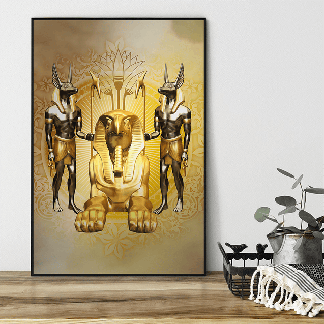 Ancient Egypt Poster Vertical 3D Printed