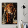 Jesus Christian Lion Son Of God Poster Vertical 3D Printed