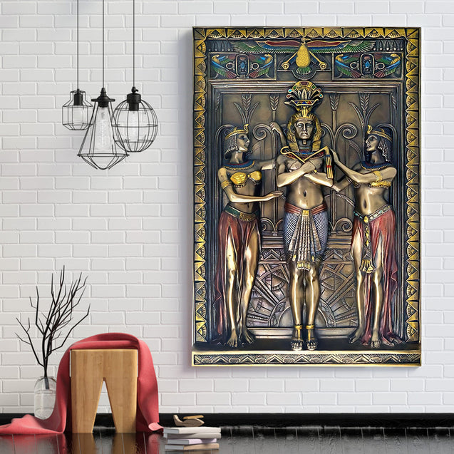 Ancient Egypt Poster Vertical 3D Printed