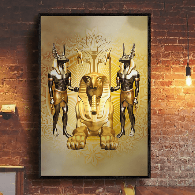 Ancient Egypt Poster Vertical 3D Printed