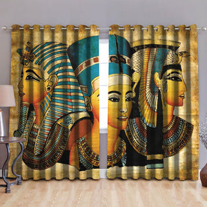 Ancient Egyptian Culture Pharaoh Window Curtains-MEI