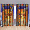 Ancient Egyptian Culture Ra And Isis Window Curtains-MEI