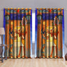 Ancient Egyptian Culture Ra And Isis Window Curtains-MEI