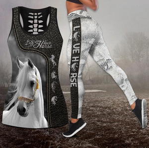 Horse Passion Combo Legging + Tank by SUN Pi190422-Apparel-SUN-S-S-Vibe Cosy™