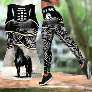 Love Horse Combo Tank + Legging Pi210402-Apparel-MP-S-S-Vibe Cosy™