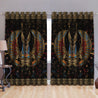 Ancient Egyptian Anubis Blackout Thermal Grommet Window Curtains Pi25062005-Curtains-MP-52'' x 63''-Vibe Cosy™