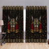 Ancient Egyptian Anubis Blackout Thermal Grommet Window Curtains Pi25062006-Curtains-MP-52'' x 63''-Vibe Cosy™