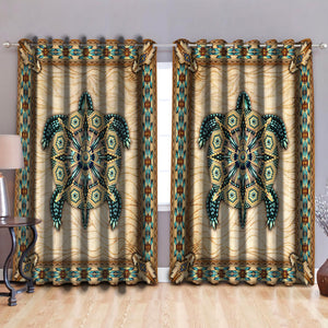 Native American Pattern Blackout Thermal Grommet Window Curtains Pi30052035-Curtains-MP-52'' x 63''-Vibe Cosy™