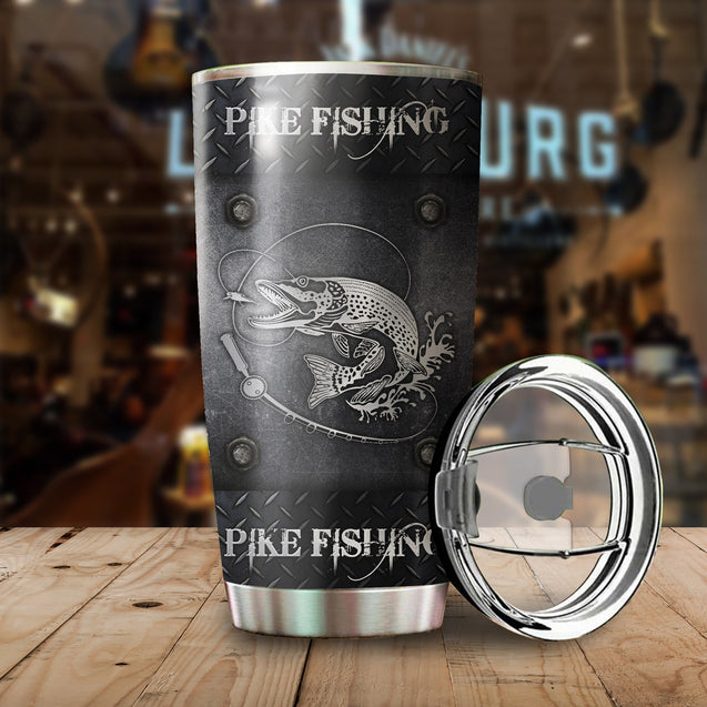 Northern Pike Fishing Metal Stainless Steel Tumbler 20 Oz HC27509 - Amaze Style™-Tumbler