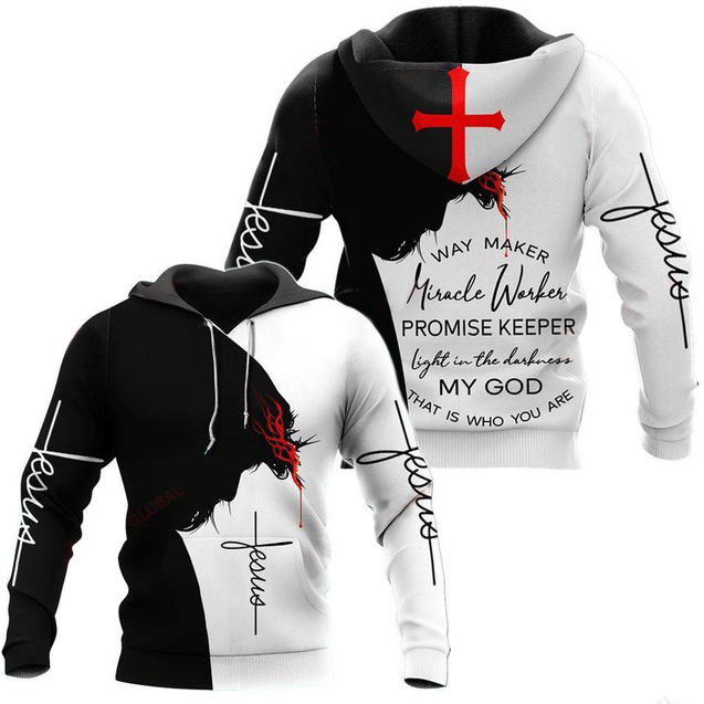 3D All Over Printed Shirts For Men and Women My God-Jesus TA040208-Apparel-TA-Hoodie-S-Vibe Cosy™