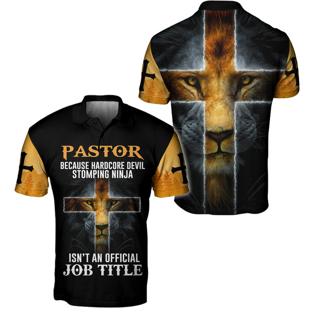 Pastor Because Devil Stomping Ninja Isn't Job Title-TA