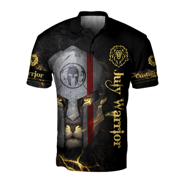 July Spartan Lion Warrior 3D All Over Printed Unisex Shirts