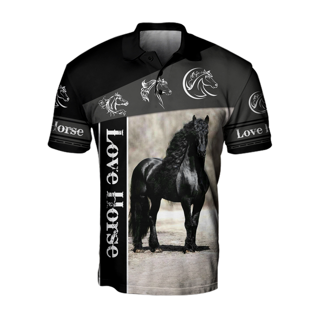 Love Horse 3D All Over Printed Shirts For Men and Women TA09252001
