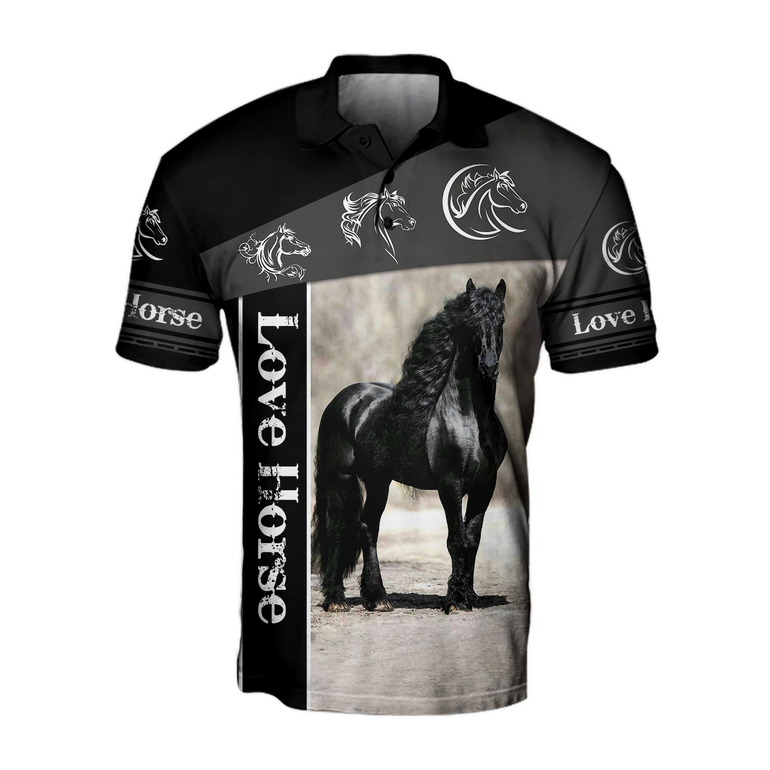 Love Horse 3D All Over Printed Shirts For Men and Women TA09252001