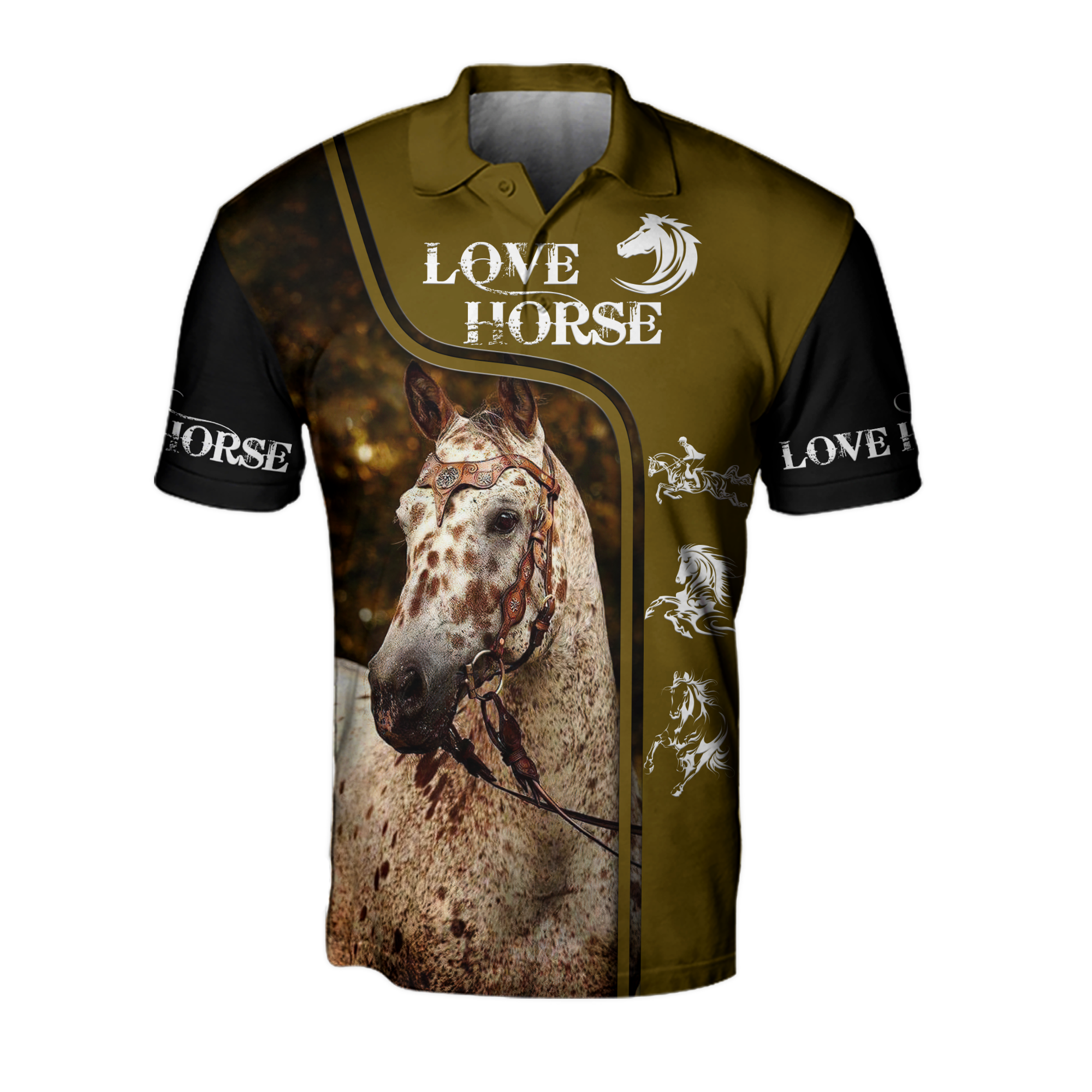 Love Horse 3D All Over Printed Shirts For Men and Women Pi112051