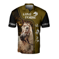 Love Horse 3D All Over Printed Shirts For Men and Women Pi112051