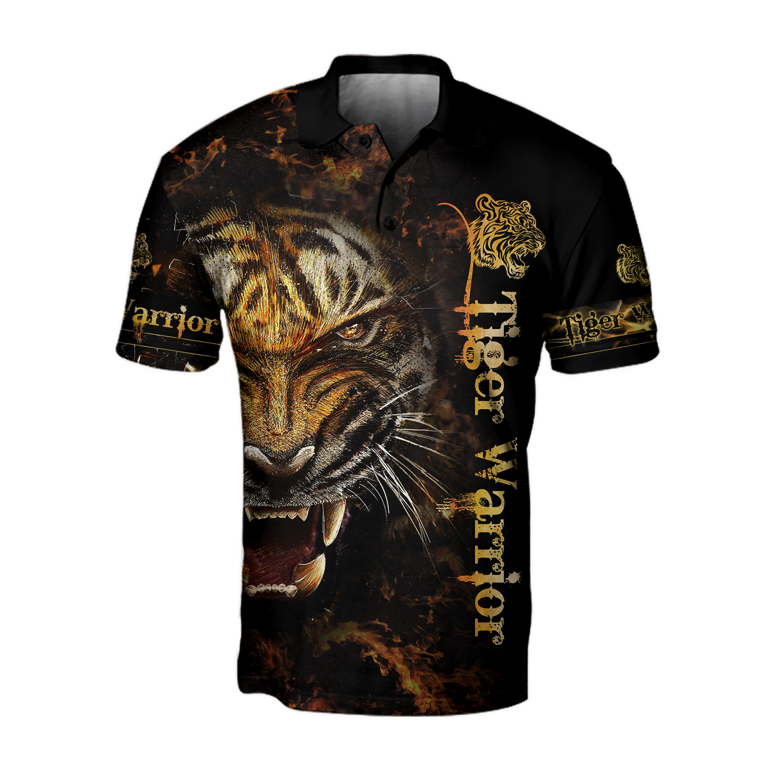Tiger Warrior Over Printed Shirt for men and women