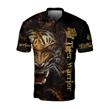 Tiger Warrior Over Printed Shirt for men and women