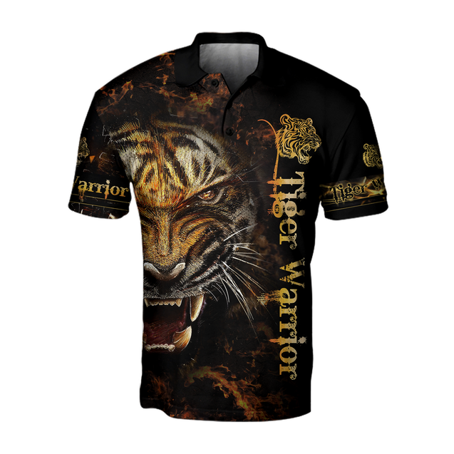 Tiger Warrior Over Printed Shirt for men and women