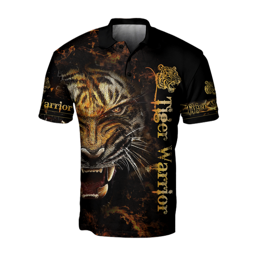 Tiger Warrior Over Printed Shirt for men and women
