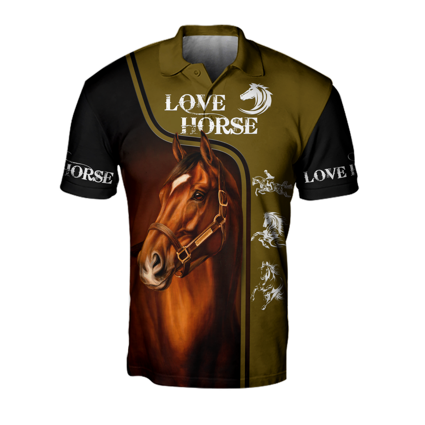 Love Horse 3D All Over Printed Shirts For Men and Women Pi112052