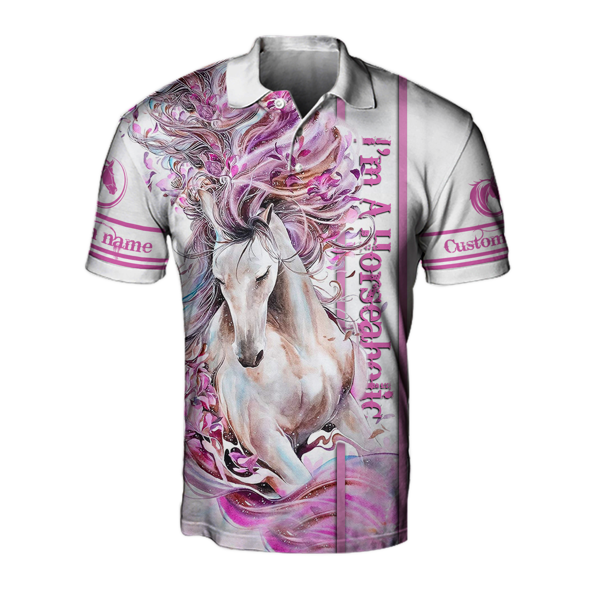 Horse Custom Name 3D All Over Printed Shirts For Men and Women Pi03102001