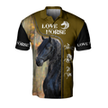 Love Horse 3D All Over Printed Shirts For Men and Women Pi112050