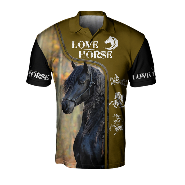 Love Horse 3D All Over Printed Shirts For Men and Women Pi112050