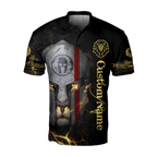 Custom Name Lion Warrior 3D All Over Printed Unisex Shirts