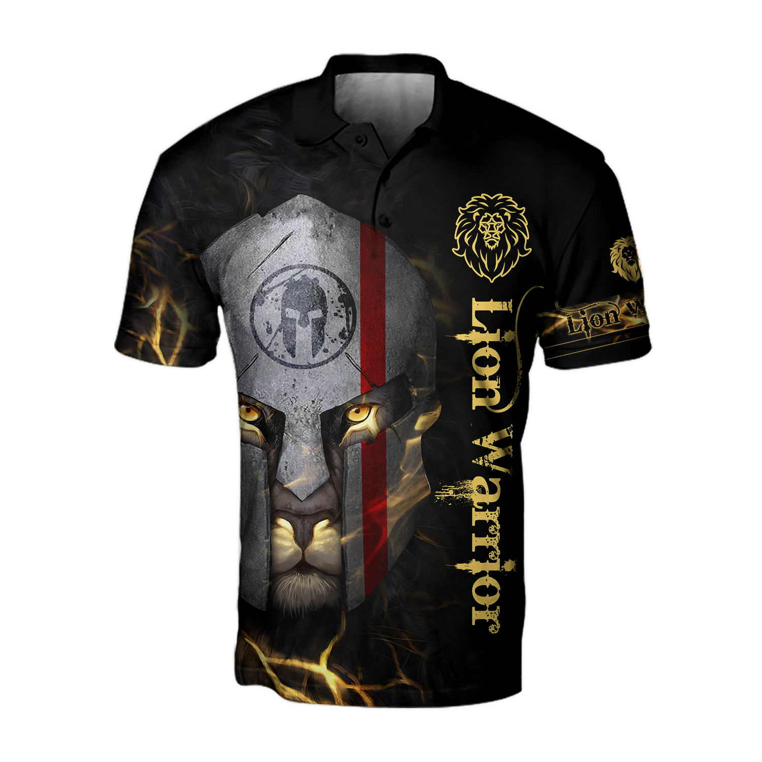 Spartan Lion Warrior 3D All Over Printed Unisex Shirts