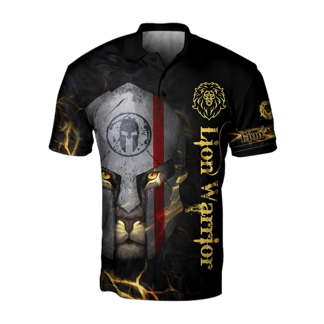 Spartan Lion Warrior 3D All Over Printed Unisex Shirts