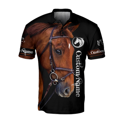 Horse Custom Name 3D All Over Printed Shirts For Men and Women TA09232001S
