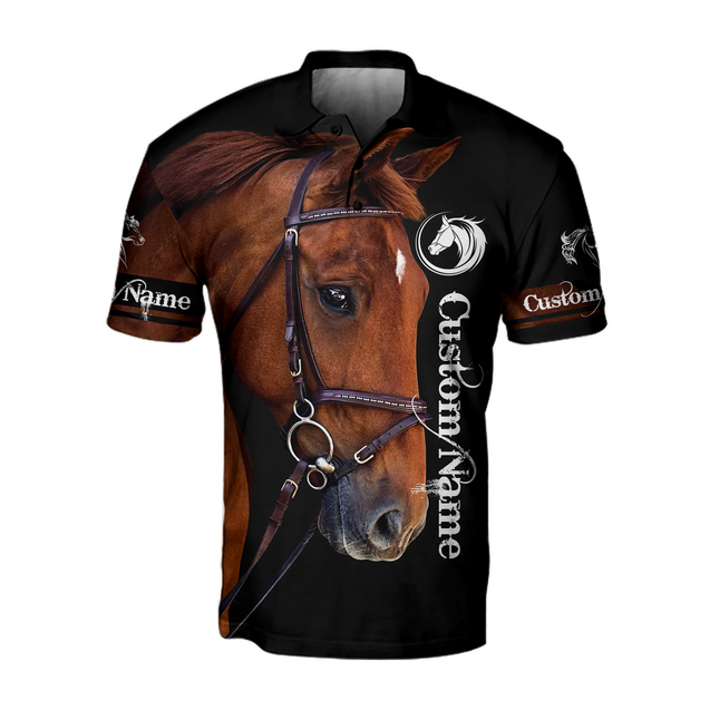 Horse Custom Name 3D All Over Printed Shirts For Men and Women TA09232001S