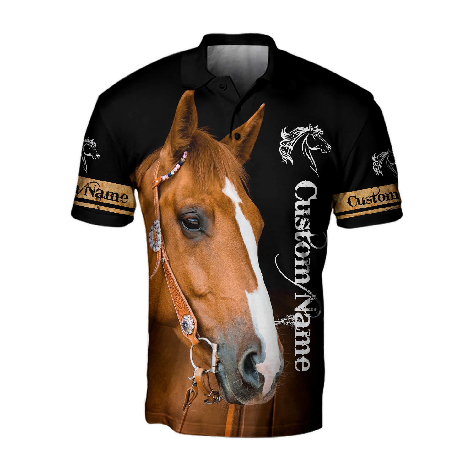 Horse Custom Name 3D All Over Printed Shirts For Men and Women TA09282001