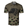 Boar Hunting Dark Green Camo 3D All Over Print  Hoodie