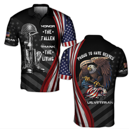 Honor The Fallen Thank The Living 3D All Over Printed Shirts For Men and Women Pi17092002