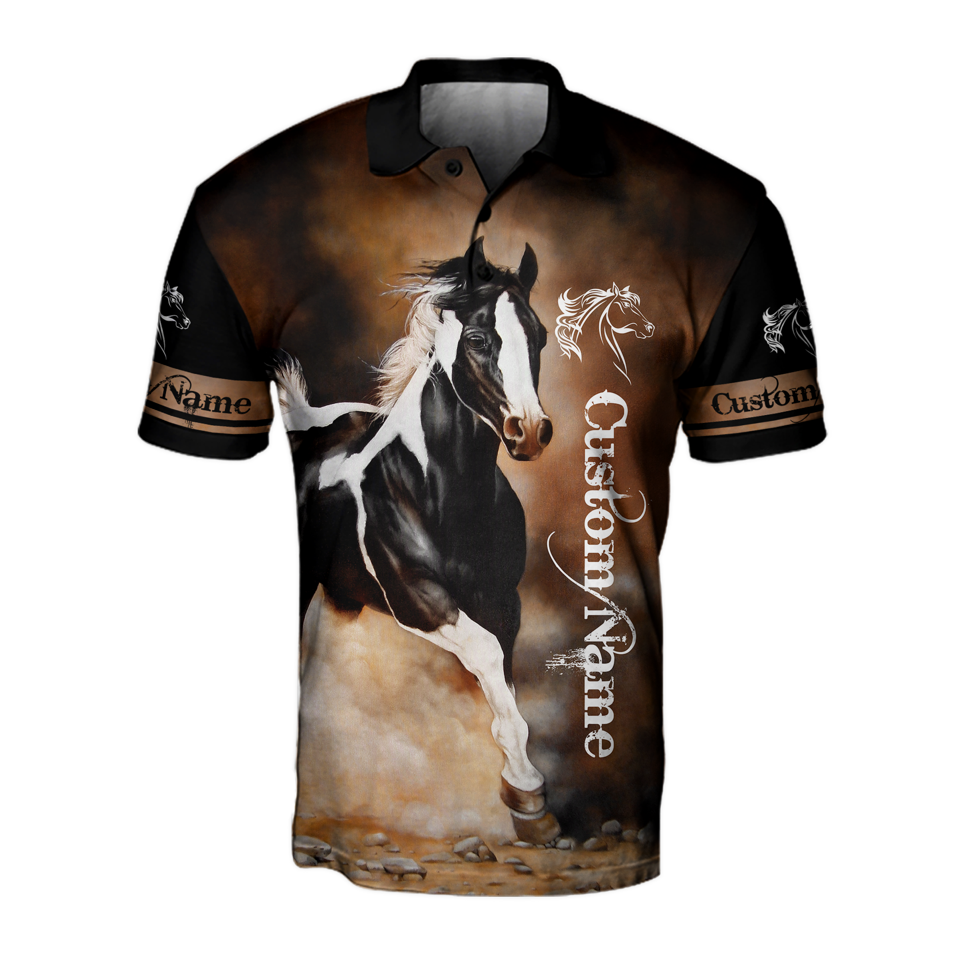 Love Horse Custom Name 3D All Over Printed Shirts TA10032001