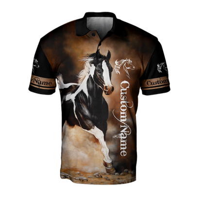 Love Horse Custom Name 3D All Over Printed Shirts TA10032001