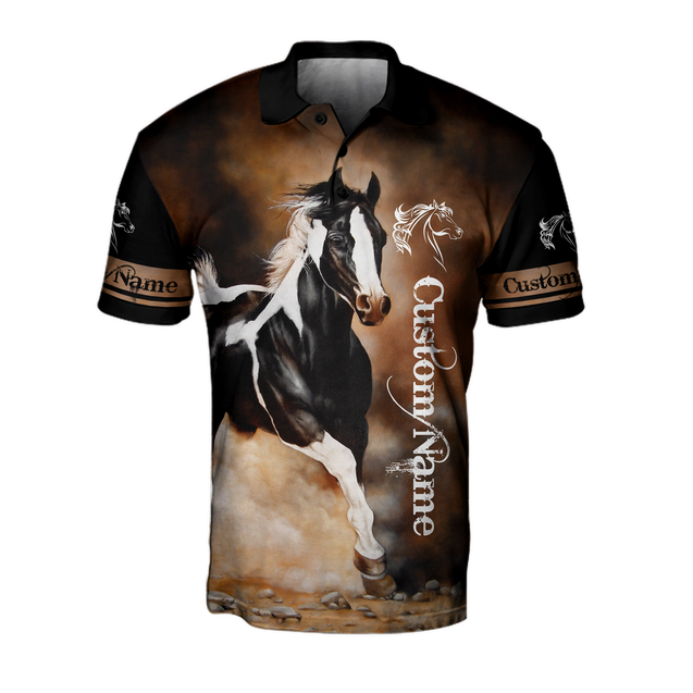 Love Horse Custom Name 3D All Over Printed Shirts TA10032001