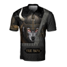 Customize Name Viking Wolf 3D All Over Printed Unisex Shirt