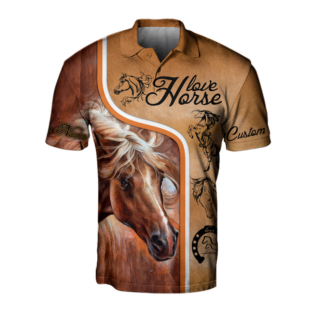 Personalized Love Horse  3D All Over Printed Unisex Shirts Pi112038