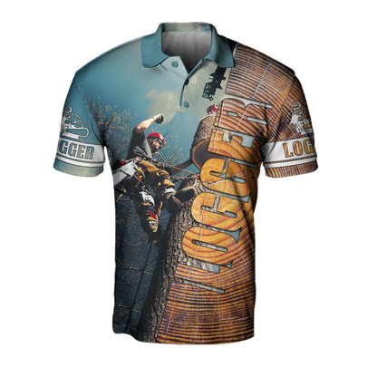 3D Logger Man Unisex Hoodie Pi112030