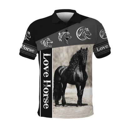 Love Horse 3D All Over Printed Shirts For Men and Women TA09252001