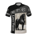 Love Horse 3D All Over Printed Shirts For Men and Women TA09252001