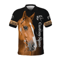 Horse Custom Name 3D All Over Printed Shirts For Men and Women TA09282001